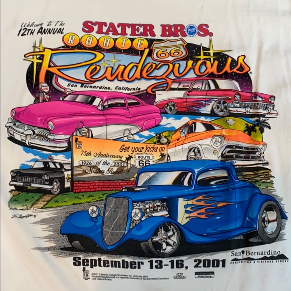 Original Vintage 2001 Route 66 Rendezvous T, L